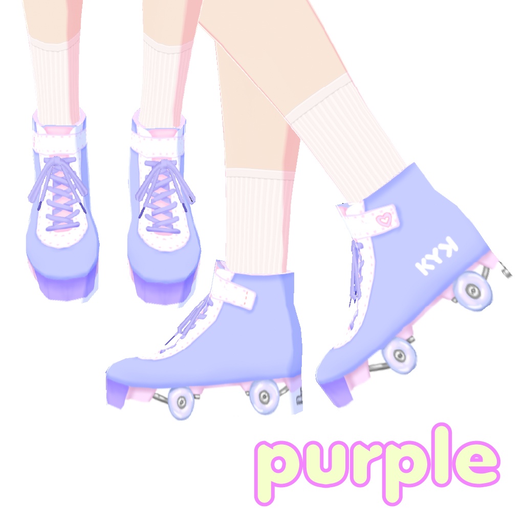 【Vroid,無料,free】ローラースケート roller skate shoes(無料版あり)