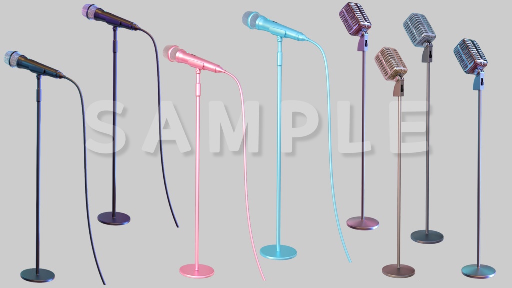 【配信素材】 Vtuber room KARAOKE (5color) set up assets 【Vtuber向け】 Live streaming vtuber background / カラオケ / 노래방