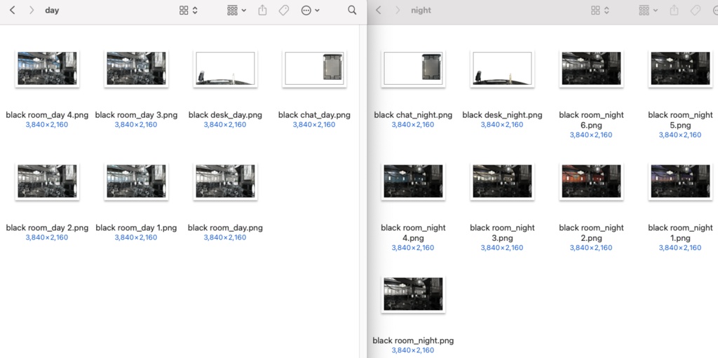 【配信素材】(14color)Vtuber room Oriental style room set up assets 【Vtuber向け】 Live streaming vtuber background / 동양풍 배경