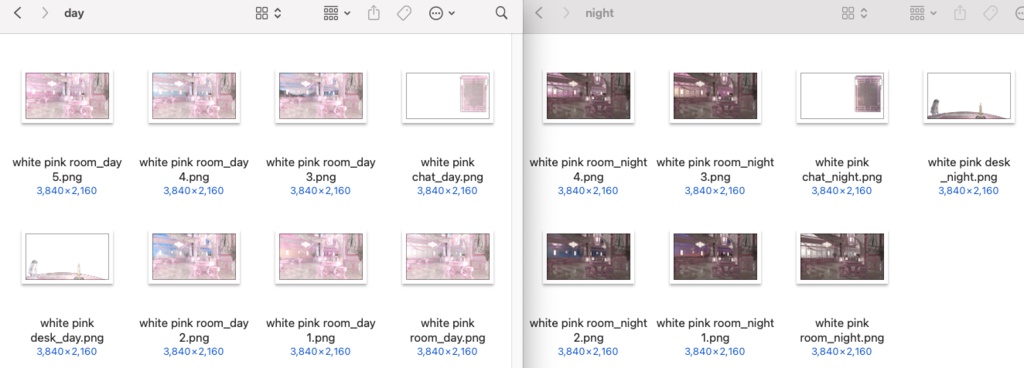 【配信素材】(14color)Vtuber room Oriental style room set up assets 【Vtuber向け】 Live streaming vtuber background / 동양풍 배경