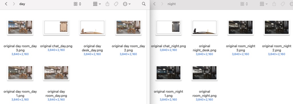 【配信素材】(14color)Vtuber room Oriental style room set up assets 【Vtuber向け】 Live streaming vtuber background / 동양풍 배경