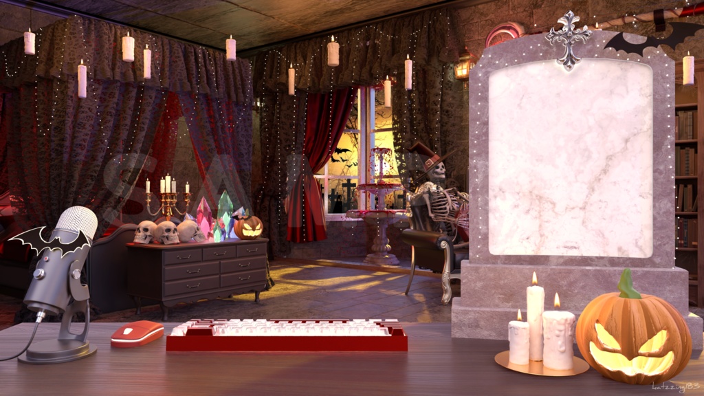 Horror room Halloween ver / ハローイン / ハロウィン / 할로윈 배경