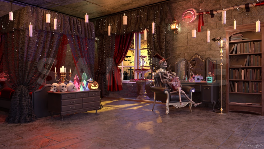 Horror room Halloween ver / ハローイン / ハロウィン / 할로윈 배경