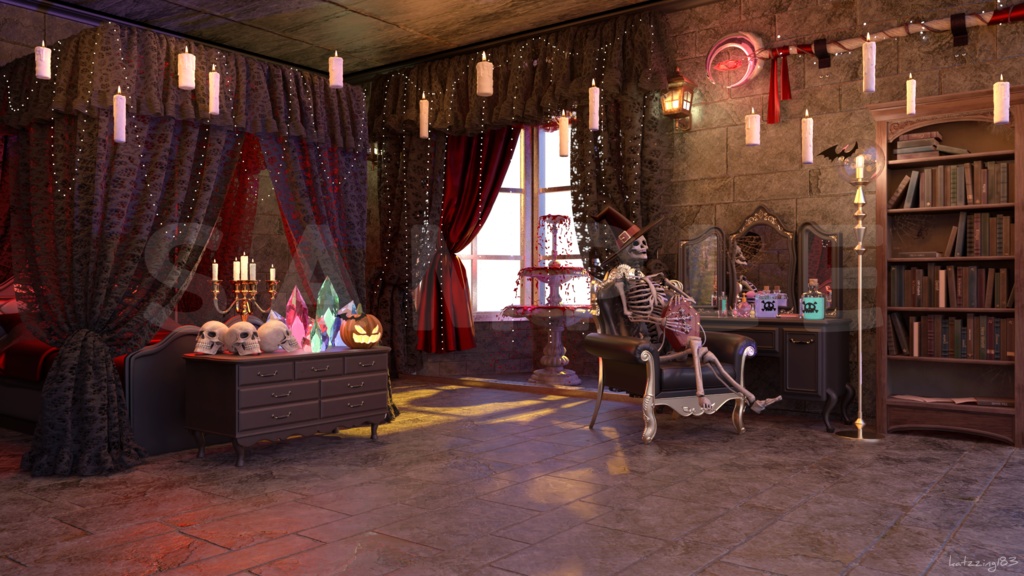 Horror room Halloween ver / ハローイン / ハロウィン / 할로윈 배경