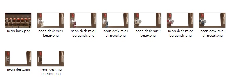 【配信素材】Ramen Shop (standard / night / neon) VTuber Live Streaming Background【Vtuber向け】