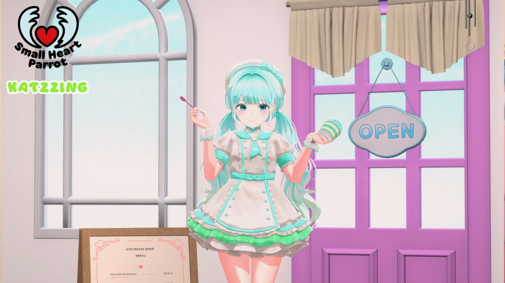 Icecream Shop [Warudo PRO / Nilotoon / URP / Environment]