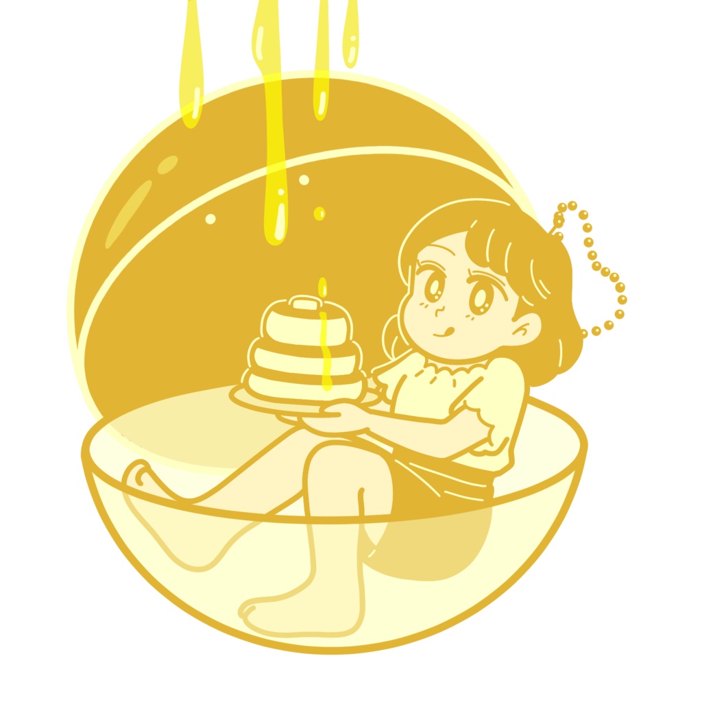 パンケーキトレーナー(ナチュラル)