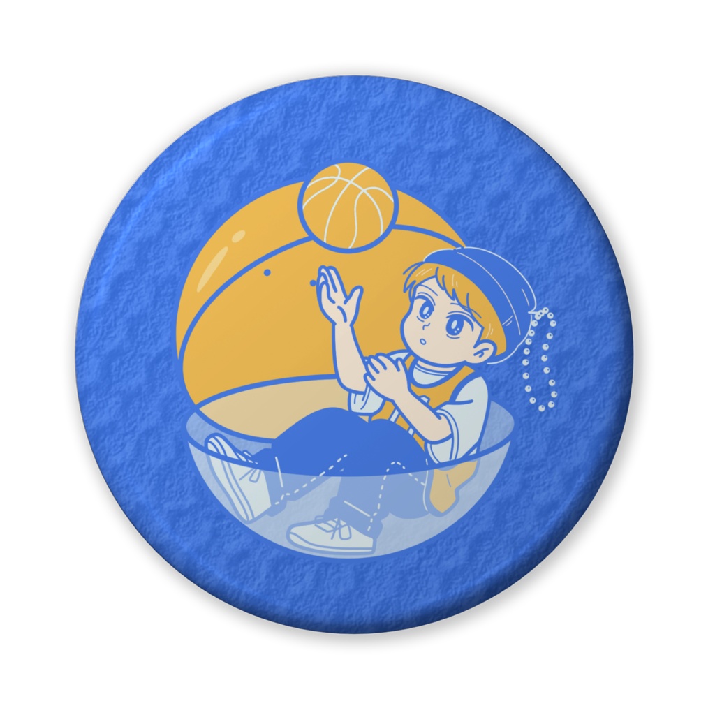 バスケ少年BIG缶バッジ