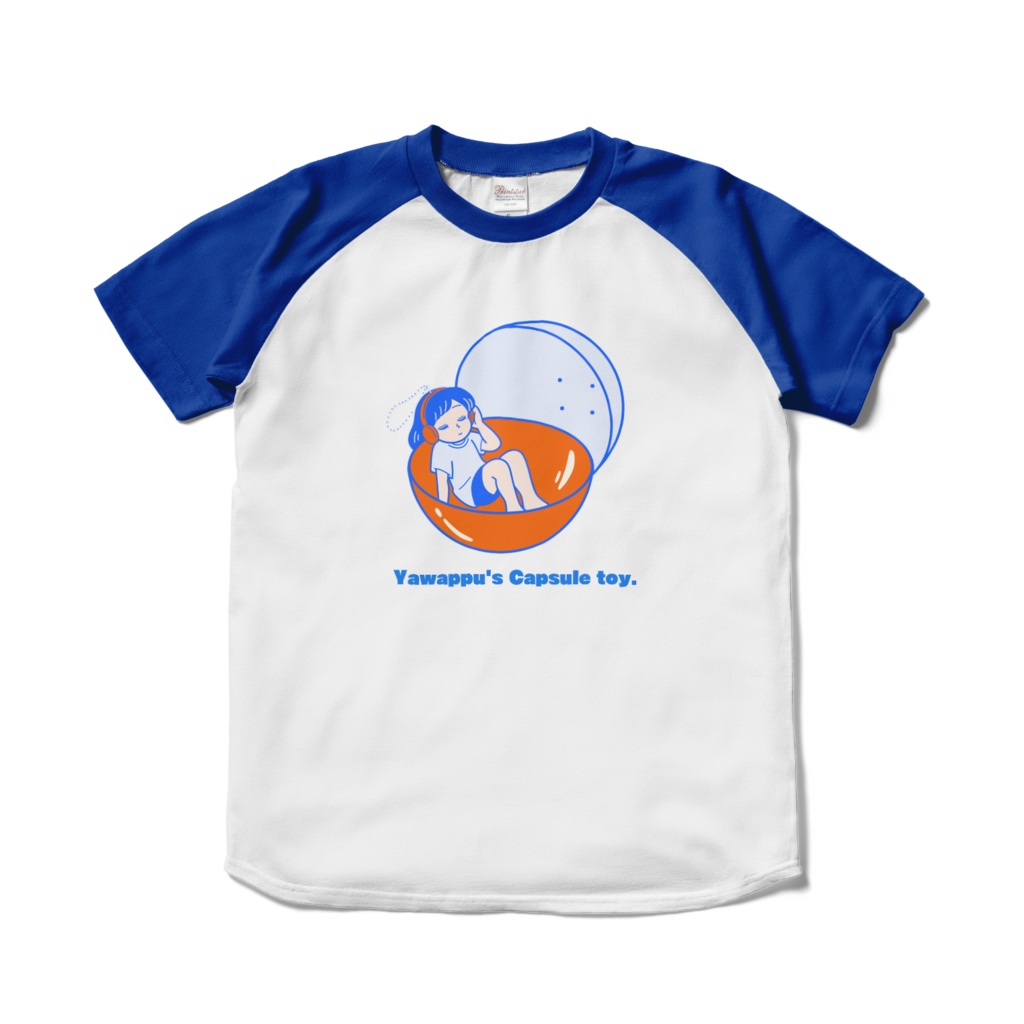 音楽のある生活イラストラグランT