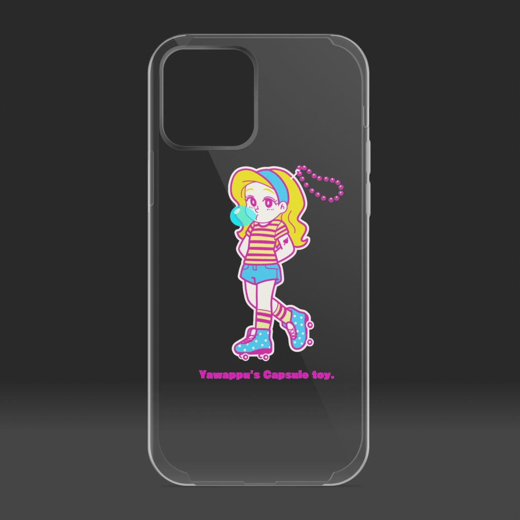 アメリカンガールクリアスマホケース(iPhone12/12pro/13/13pro)