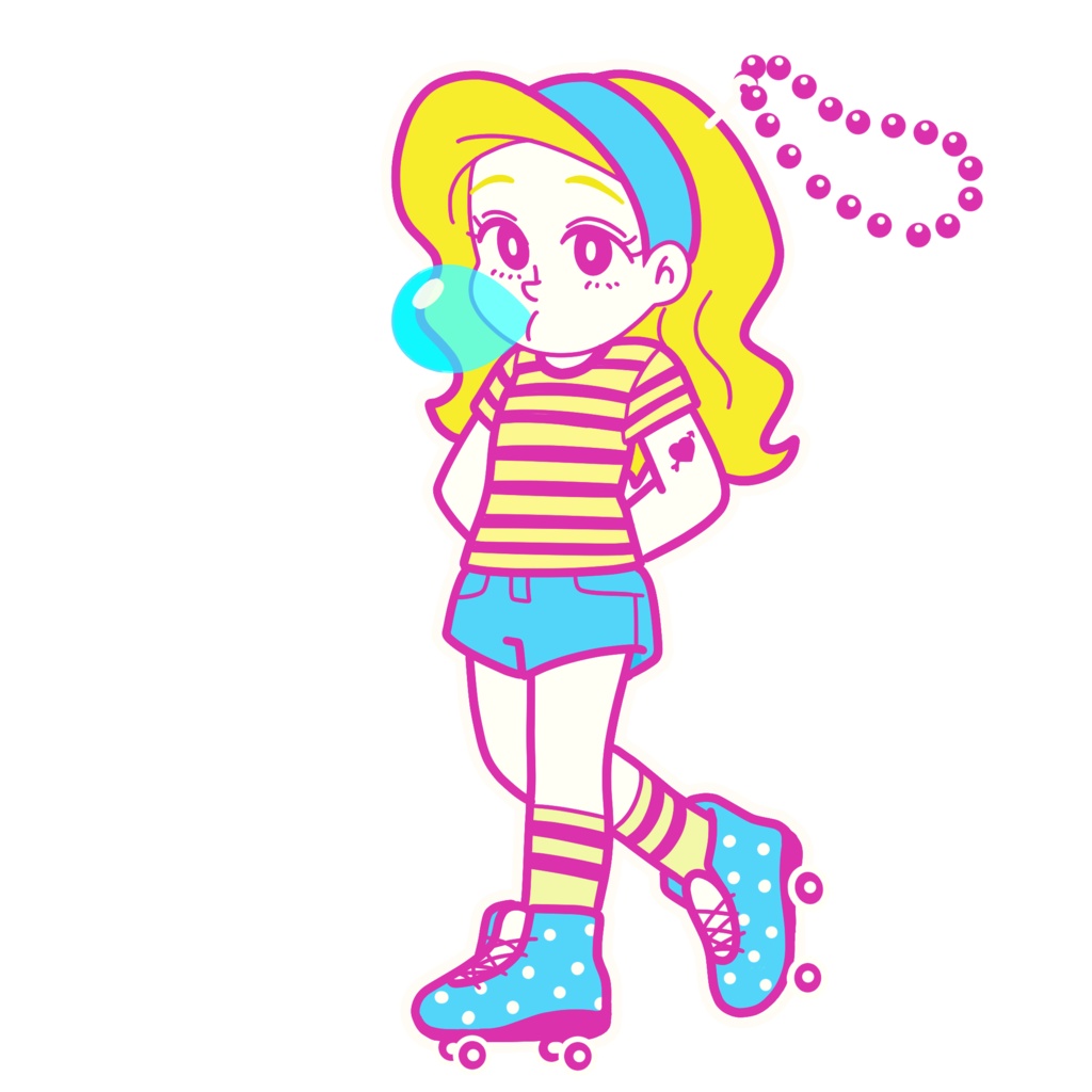 アメリカンガールクリアスマホケース(iPhone12/12pro/13/13pro)