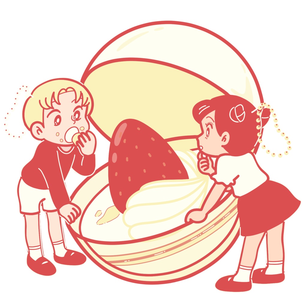 ショートケーキパスケース