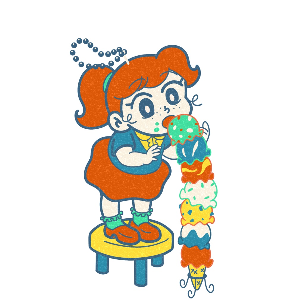 アイスクリームキッズT (100/120/150)