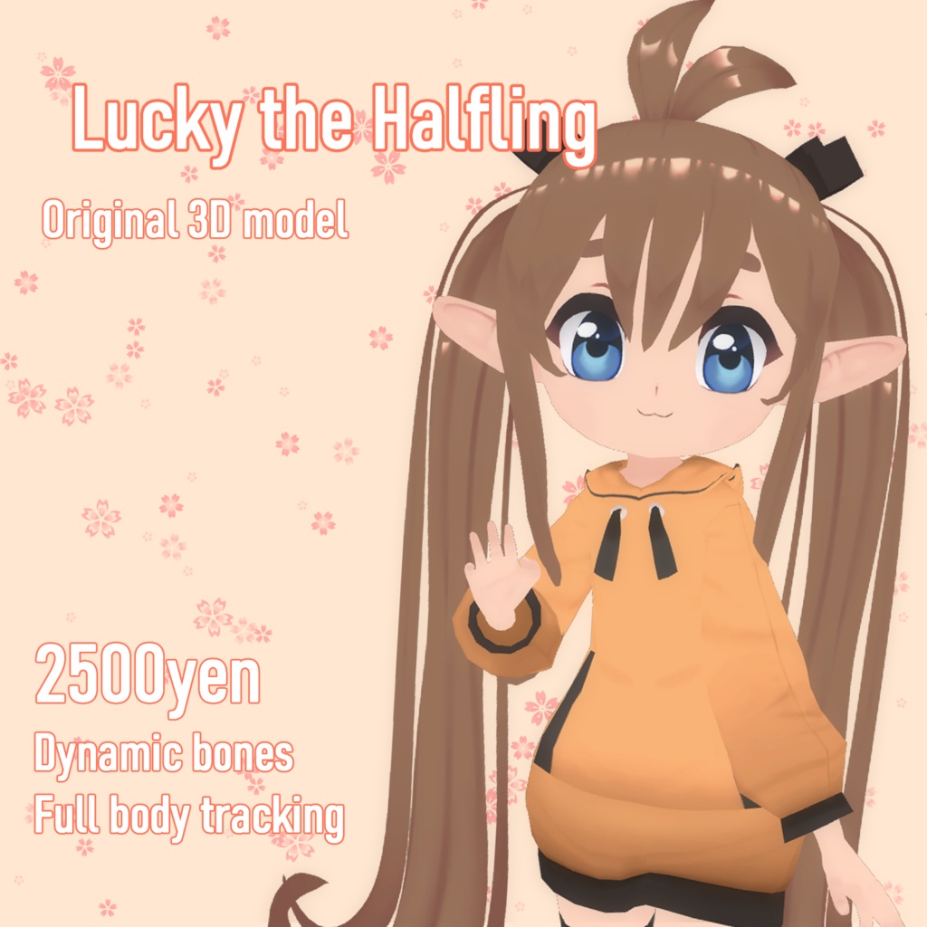 Original VRC avatar Lucky the Halfling