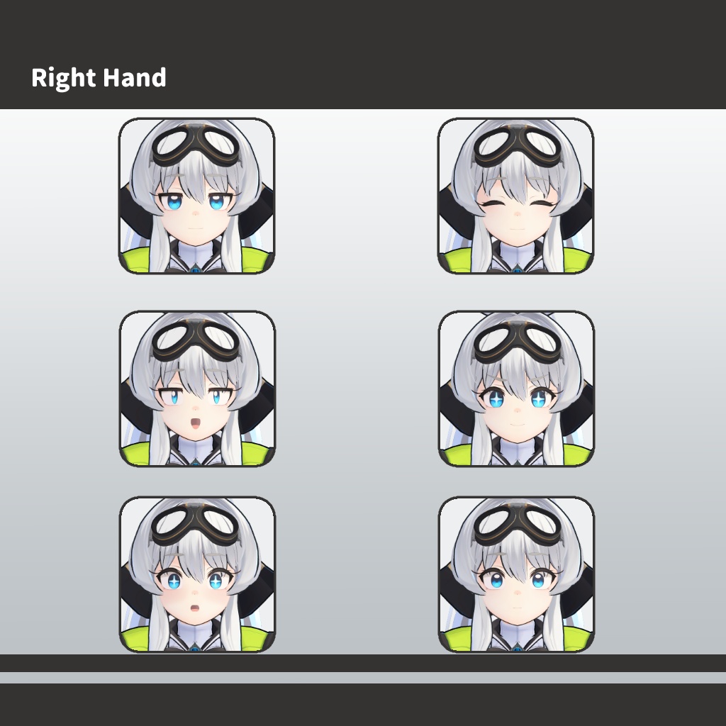 VRChat向けアバター「アルコニア」ver.1.1.1