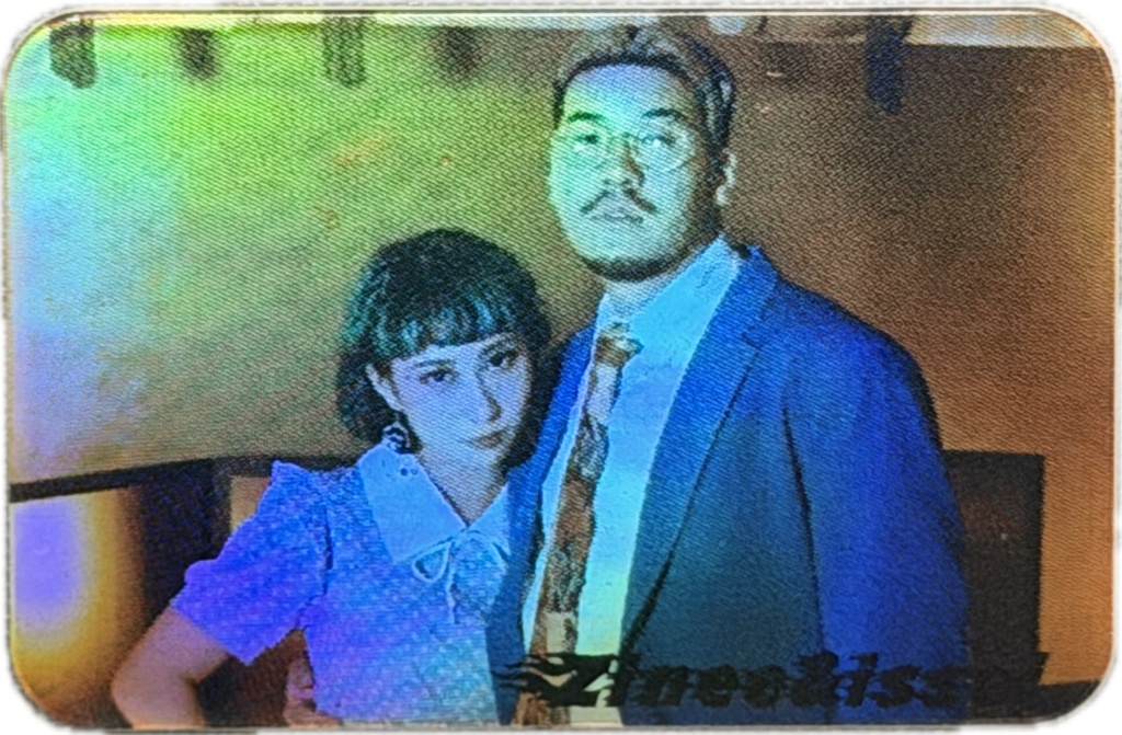 先生とプリクラ　ステッカー