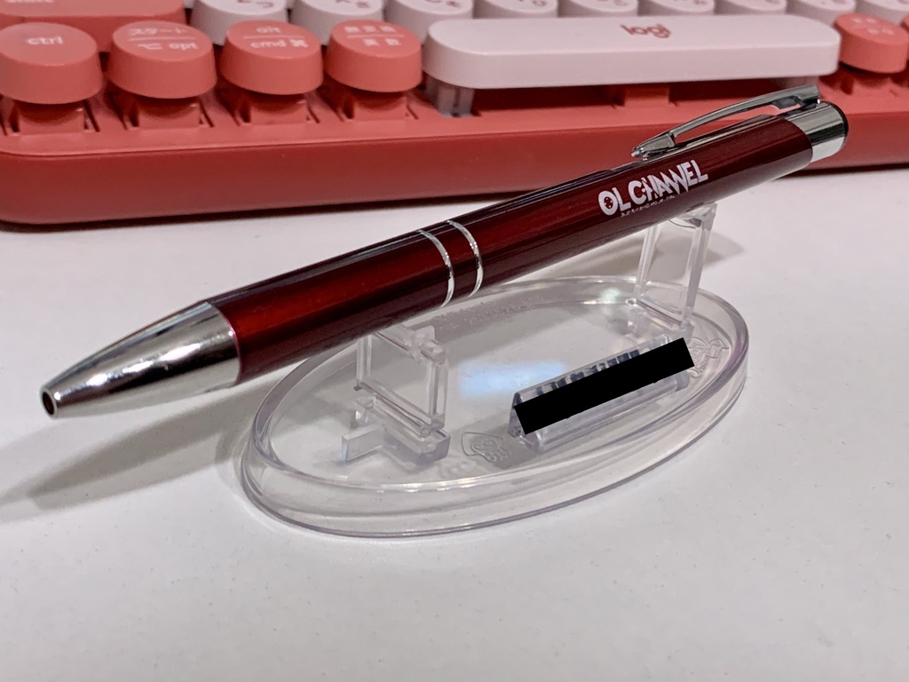 OL CHANNELロゴ入りボールペン