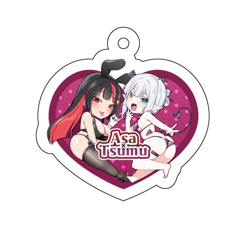 【SODバーイベント】ゆり百合あさ×つむハートアクキー