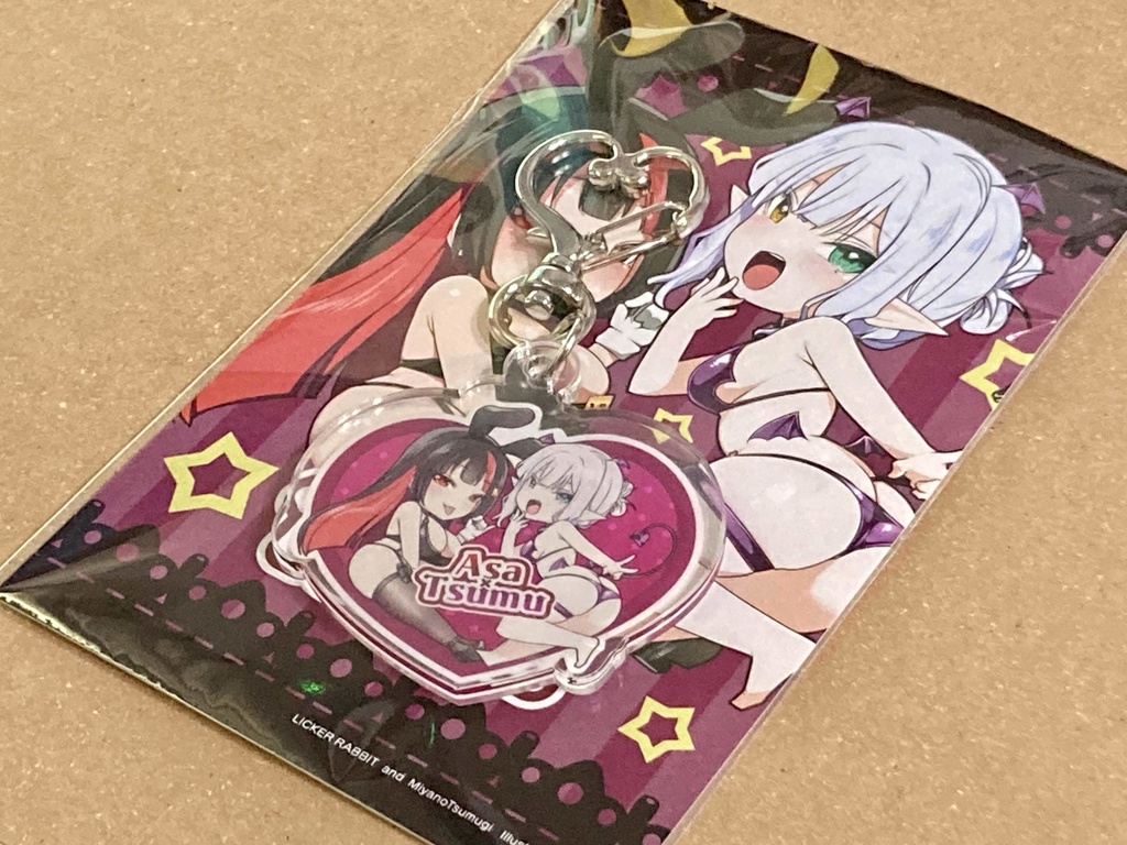 【SODバーイベント】ゆり百合あさ×つむハートアクキー