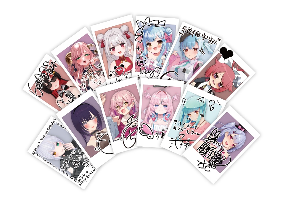 えっちブイステーション イベントオリジナルサイン入りランダムチェキ