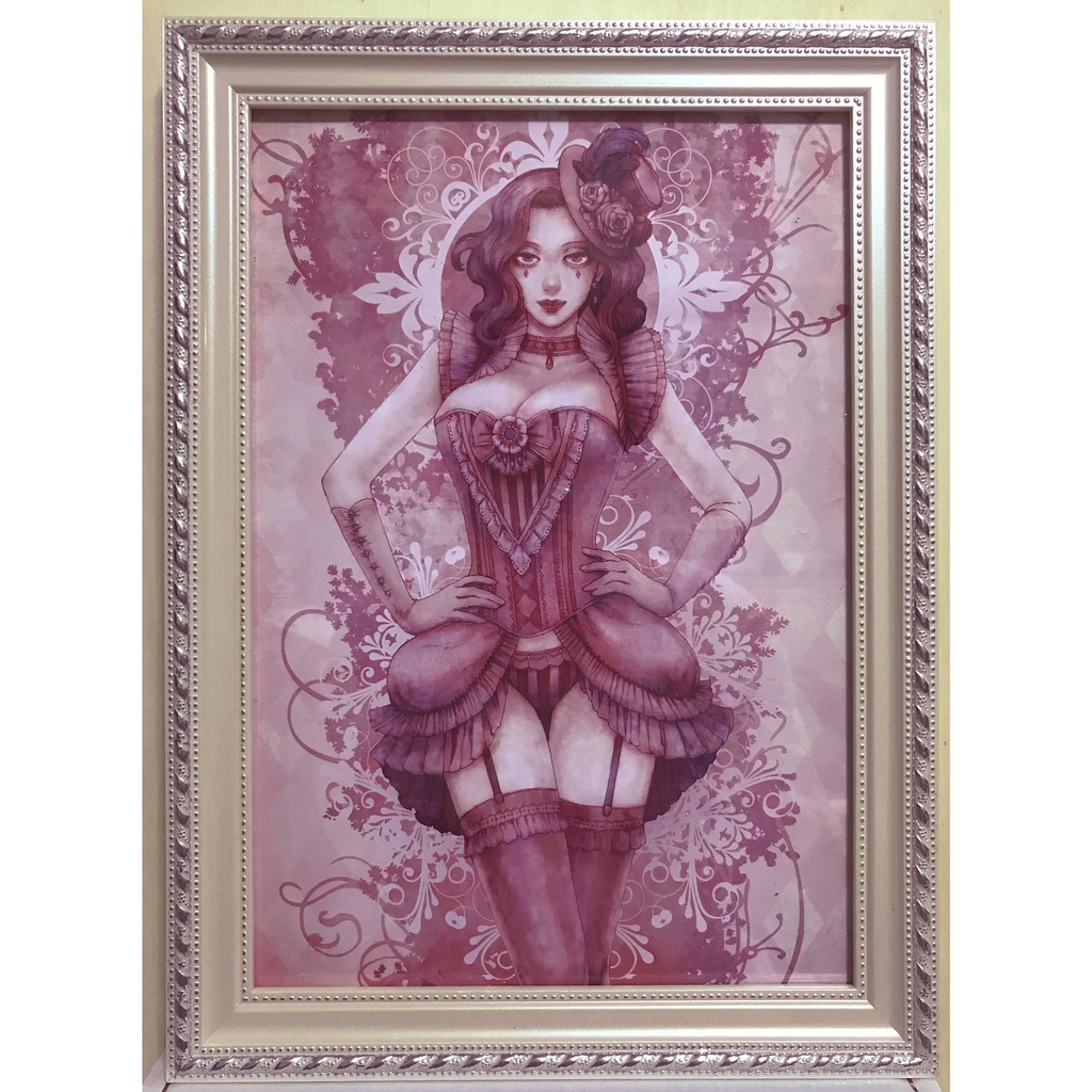 額装プリント「Rose Pale」