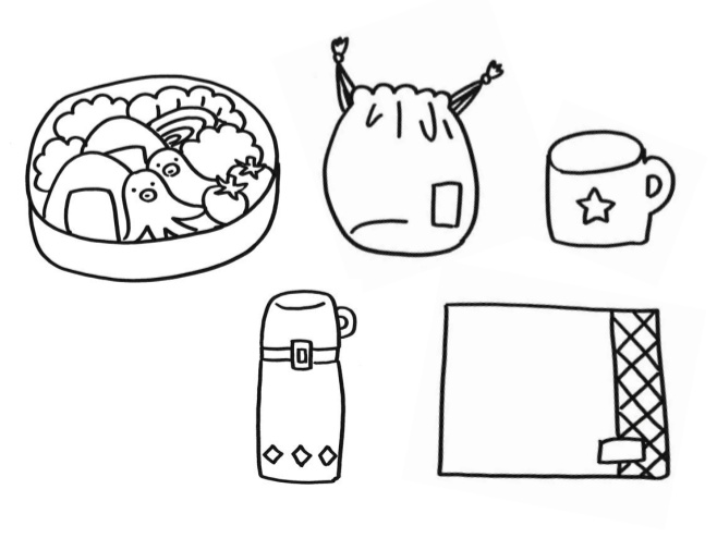 入園・入学準備に使える モノクロイラスト素材集(PDF)