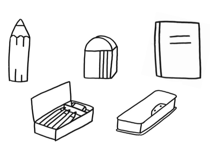 【小1向け】学校の持ち物準備イラスト|忘れ物防止・入学準備(PDF)