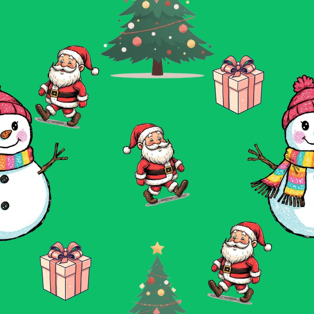 サンタともみの木のデジタルペーパー