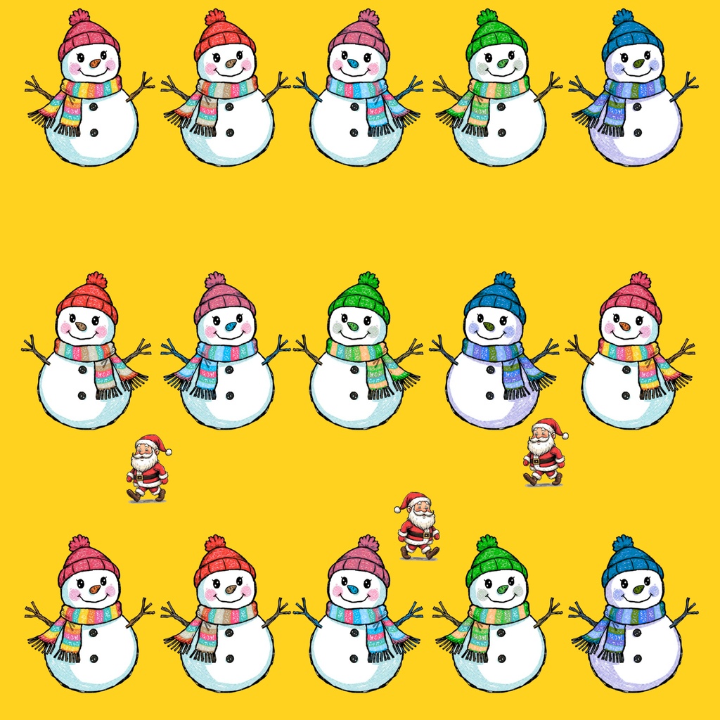 雪だるまのデジタルペーパー