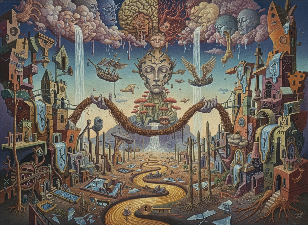 デジタルウォールアート_街並