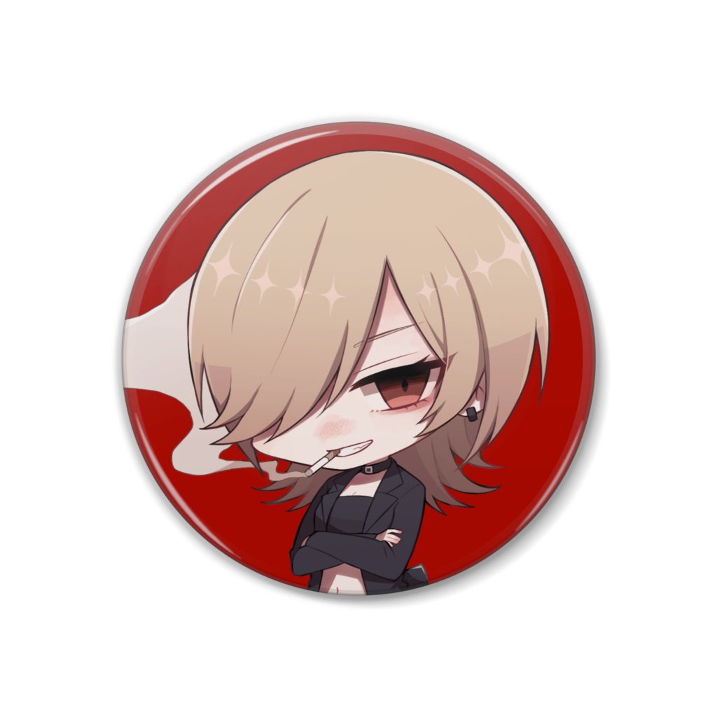【学文路トキ】缶バッチ 38mm【SDトキ】