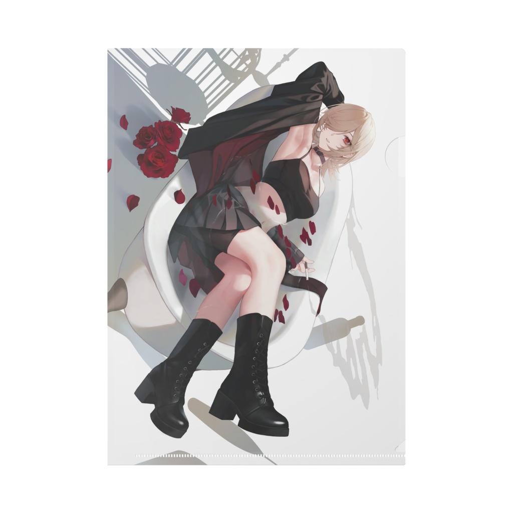 【学文路トキ】クリアファイル【書き下ろし】