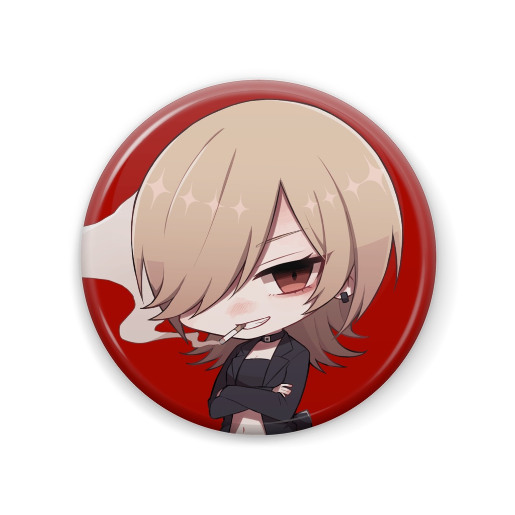 【学文路トキ】缶バッチ 57mm【SDトキ】