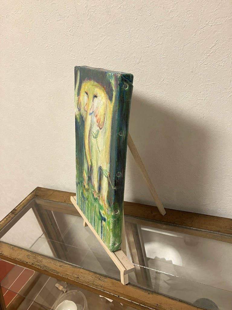 キャンバス原画「草原のまなざし」