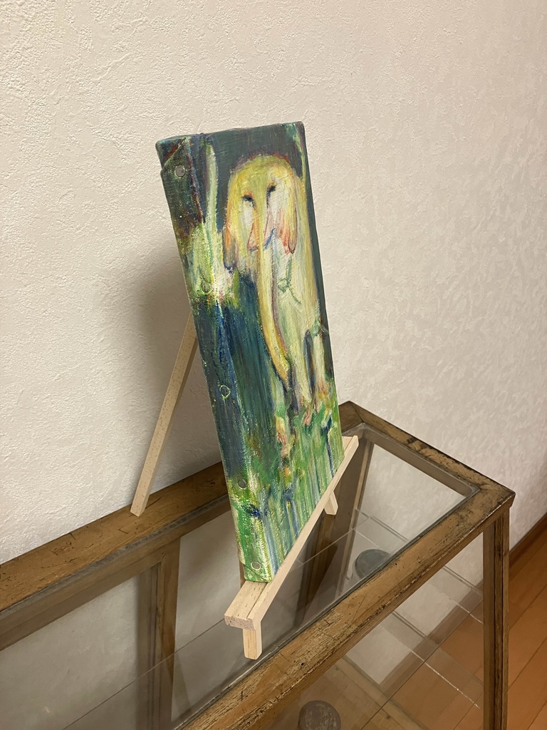 キャンバス原画「草原のまなざし」