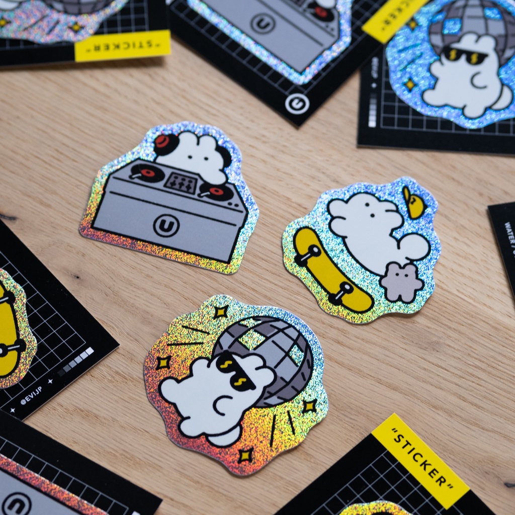 FEVERうさぎステッカー