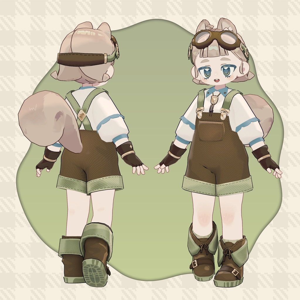 【SALE】オリジナル3Dモデル『スクロル-Squrel-』