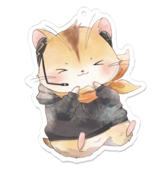 ありゅまる アクリルキーホルダー 