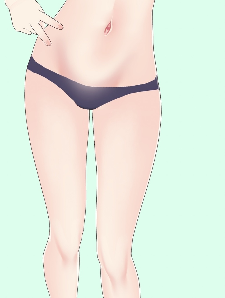 【Vroid 】イラスト風美少女肌テクスチャ skin texture