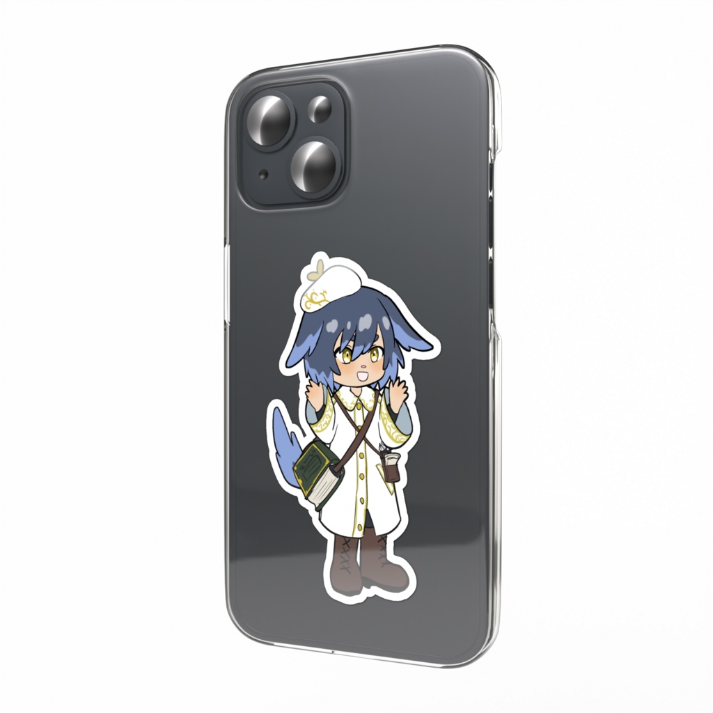 【観光客】もふもふ族の詩人さん スマホステッカー