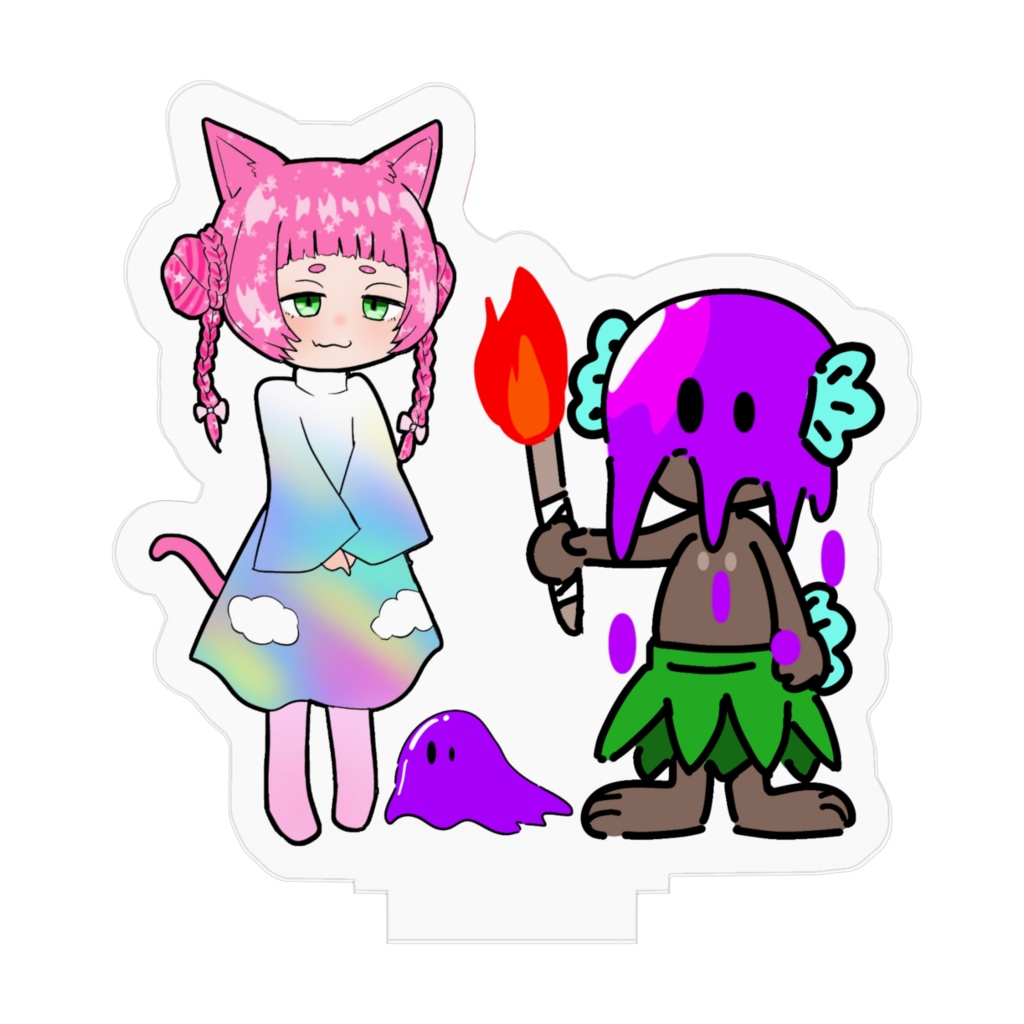 島民くんと夢見師さん ミニアクスタ