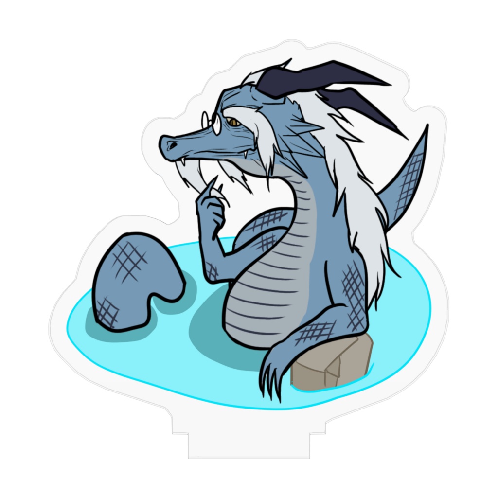 【島の生き物】おじいちゃん水龍 アクスタ