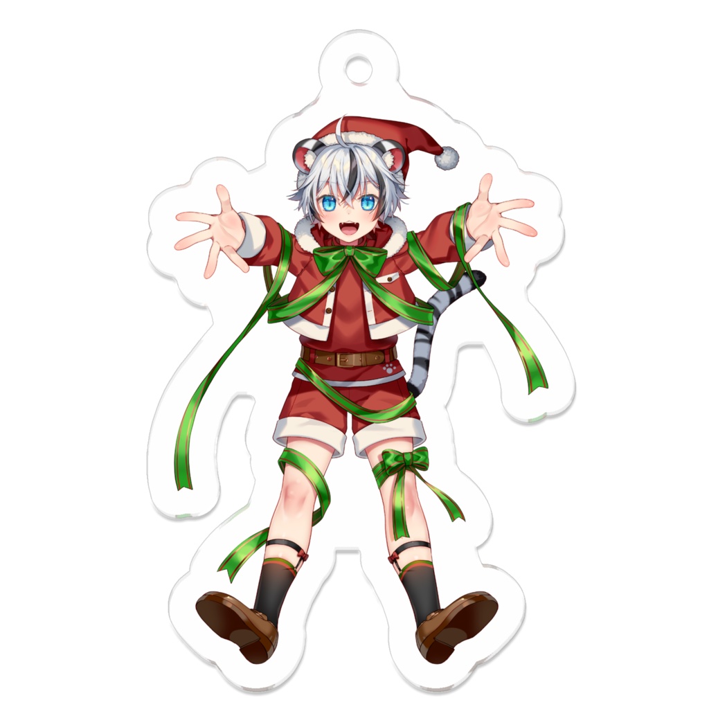 空渡るくアクリルキーホルダー（50mmx50mm)