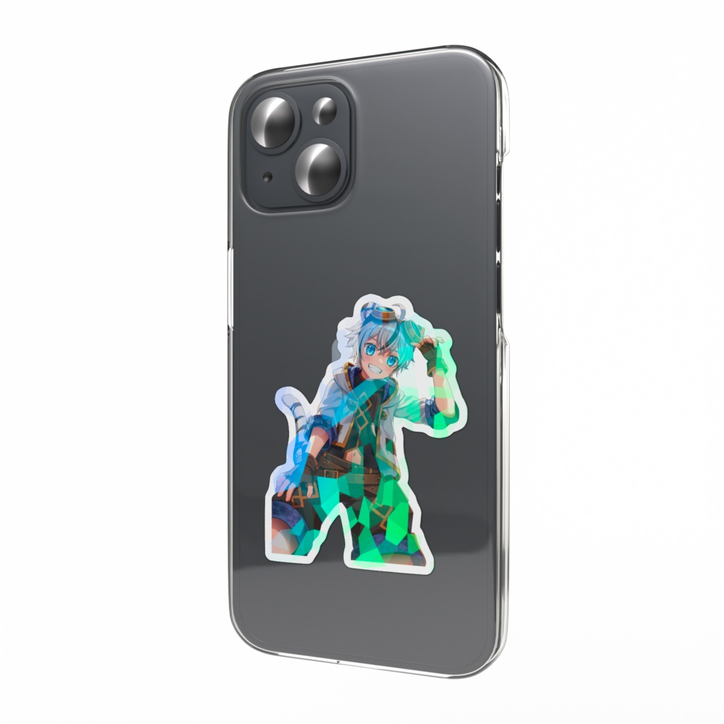 空渡るく新衣装ホログラムステッカー縦