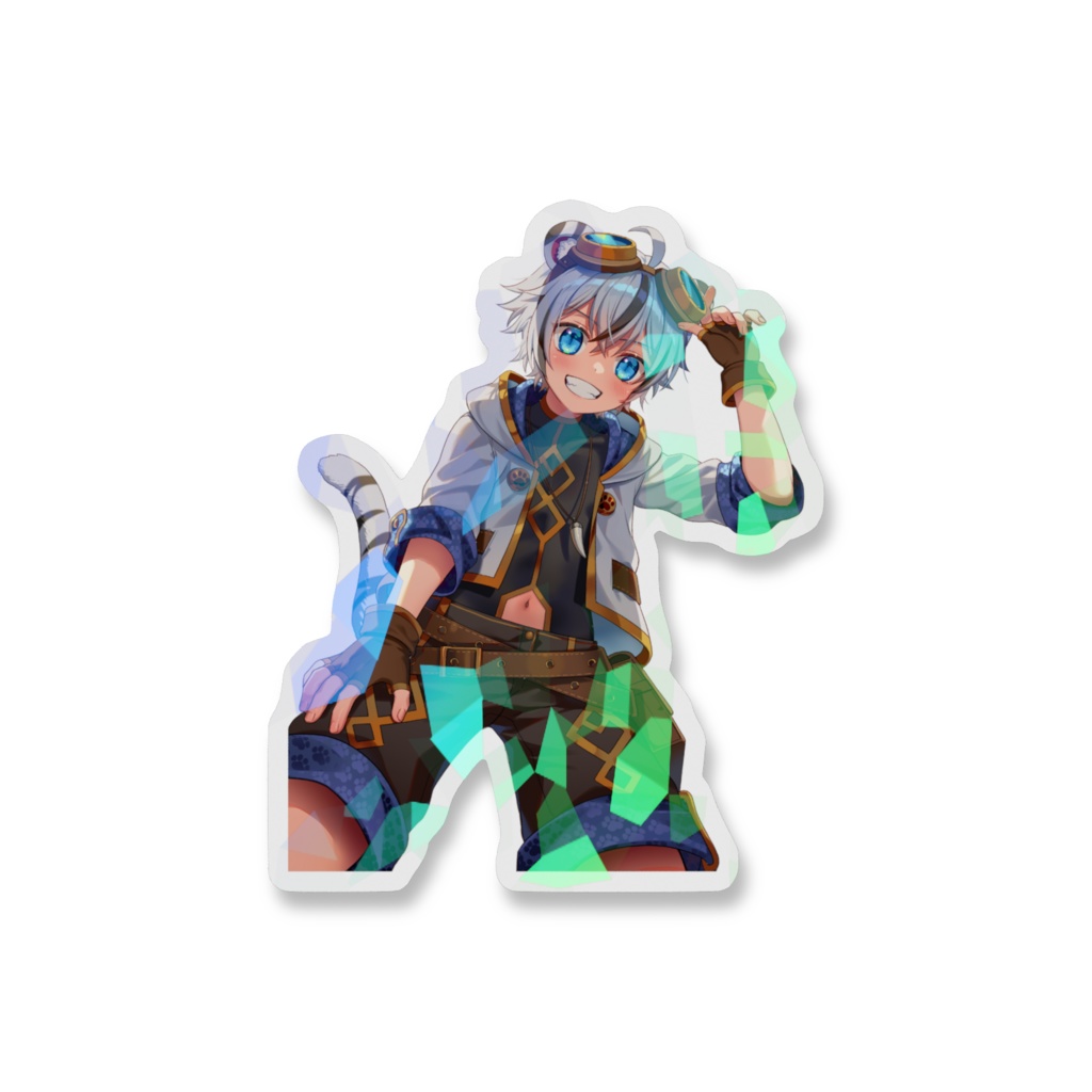 空渡るく新衣装ホログラムステッカー縦