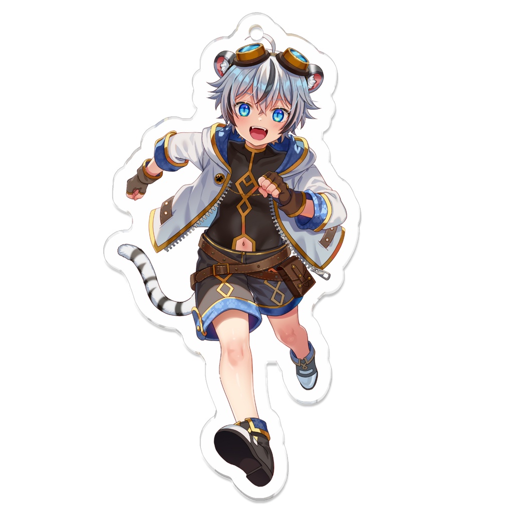 空渡るく3周年イラストアクキー70‪✕‬70mm
