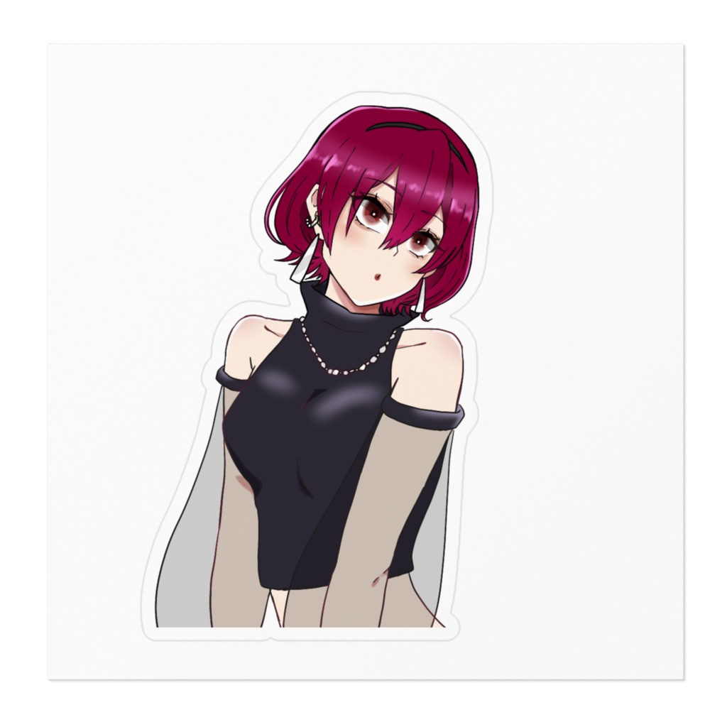 和羽(かずは)オリジナルステッカー アイコンver