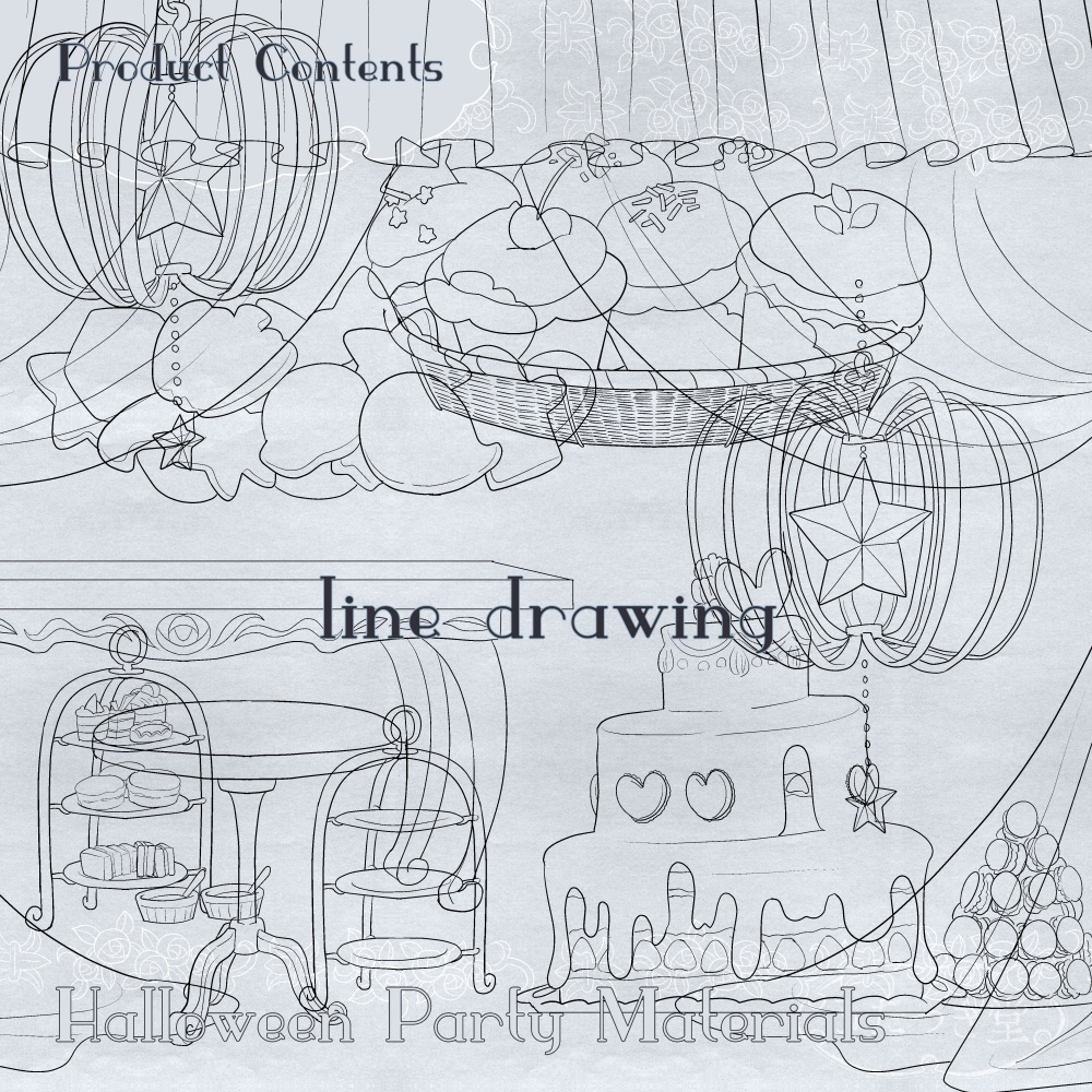 ハロウィンパーティ素材集