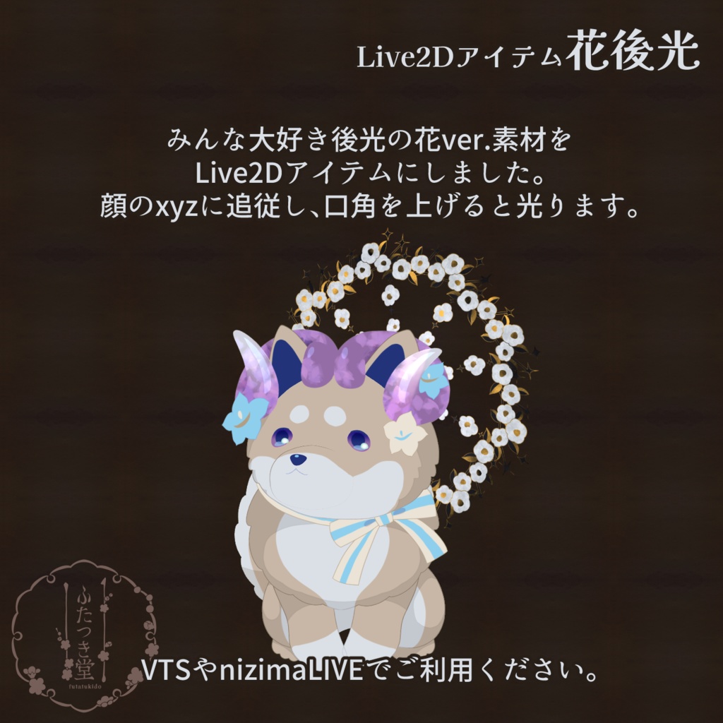 【Live2Dアイテム】花後光