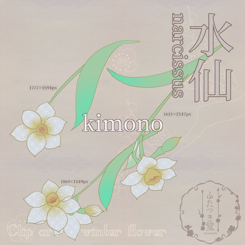 冬の花カットイラスト